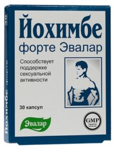Йохимбе форте от Эвалар
